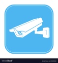 Señal de Video Vigilancia 24H., DAHUA Azul (Warning Sticker-Blue)