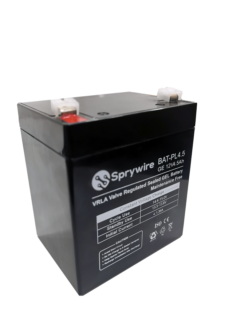 Batería para UPS o Cerco de 12V 4.5ah SPRYWIRE