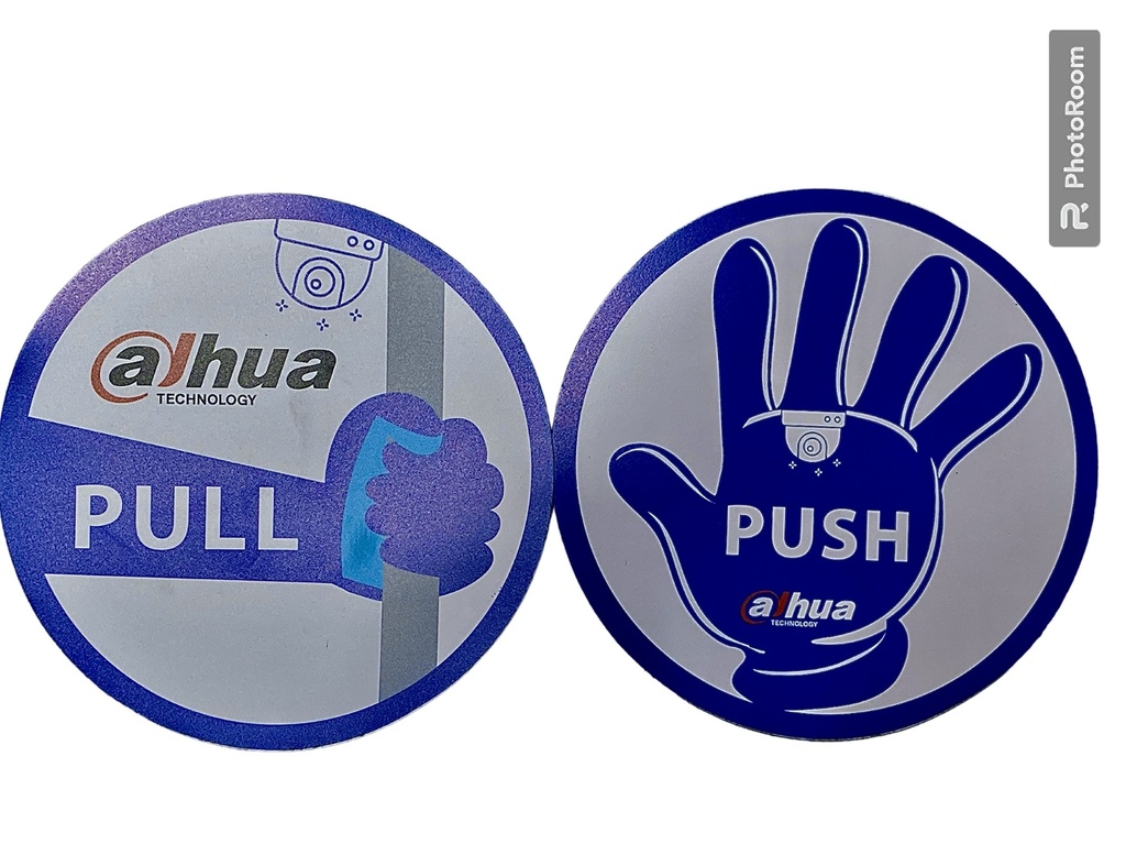 CALCOMANIA CIRCULAR "PUSH AND PULL", DAHUA