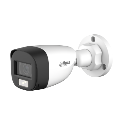 Bala plástica de 5MP 20 IR Iluminación Dual Inteligente + Full Color con Audio