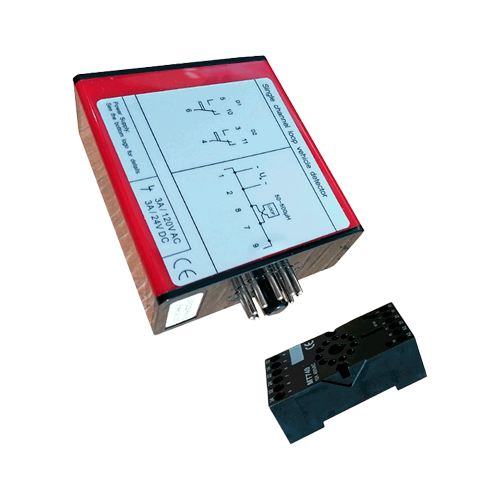 Sensor de masa vehicular o lazo magnético para barrera vehiculares inteligente