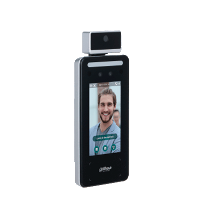 Control de acceso facial / Con medición de temperatura/ Pantalla de 4.3"