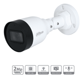 Bullet IP de 2MP con micrófono integrado, H.265+, IR de 30m, IP67, PoE 
