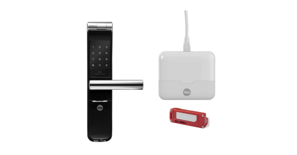 Kit Yale Hub + Cerradura Digital YMF40