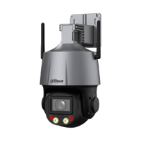 Cámara PTZ Wi-Fi IP WizSense con luz dual inteligente de 5x y 4MP 