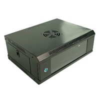 Gabinete de red 19" 4U estándar 530*400*210 con puerta de vidrio SpryWire 