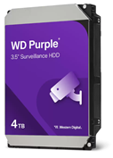 Disco duro interno WD Purple de 4 TB para vigilancia de Western Digital 3.5" 