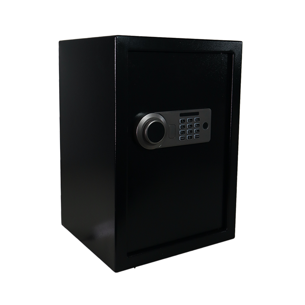 Caja fuerte SpryWire 500*350*310mm metálica con lector de huellas digitales 