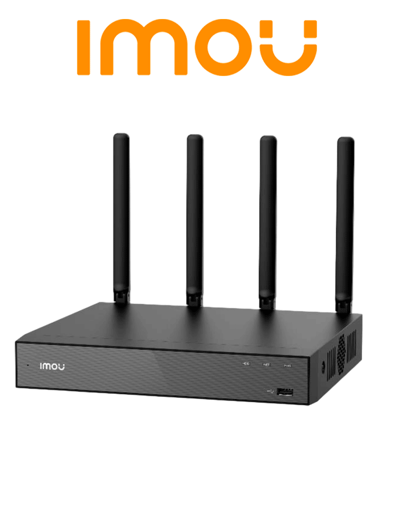 NVR WiFi IMOU con micrófono y bocinas, app de control y WiFi 6 Wi-Fi 6 de doble banda de 18 canales 