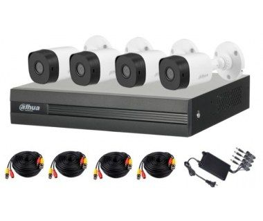 Kit DAHUA WIZSENSE 8 CANALES 8 CÁMARAS 2MP