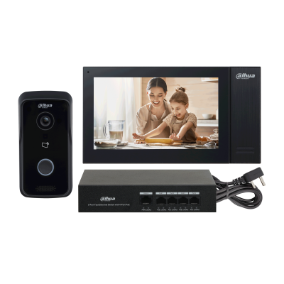 KIT Videoportero IP para villa y monitor interior