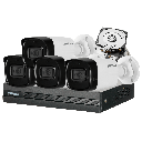 COMBO 4 CÁMARAS 1080P 40M DUAL LIGHT + FULL COLOR CON AUDIO 500GB 