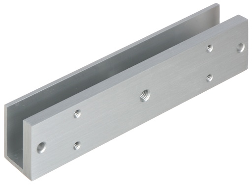 [ASF280U] Soporte en U para el montaje de puertas de vidrio.