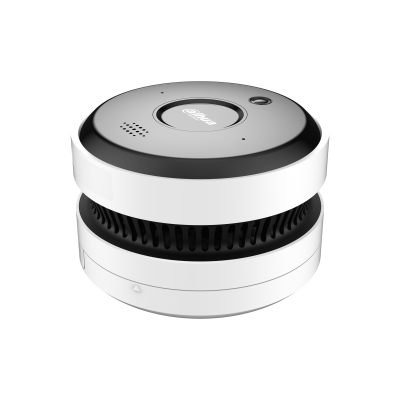 [DHI-HY-SAV849HAN-E] Cámara IP 5MP con sensor de humo y alarma IR AI-fire
