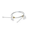 Etiqueta de cinturón de metal para botellas mediana