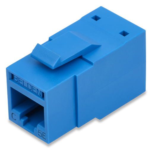 [DC6MJKUBL-S1] Conector BELDEN DataConn CAT6 Azul UTP T568 A/B Empaque Individual