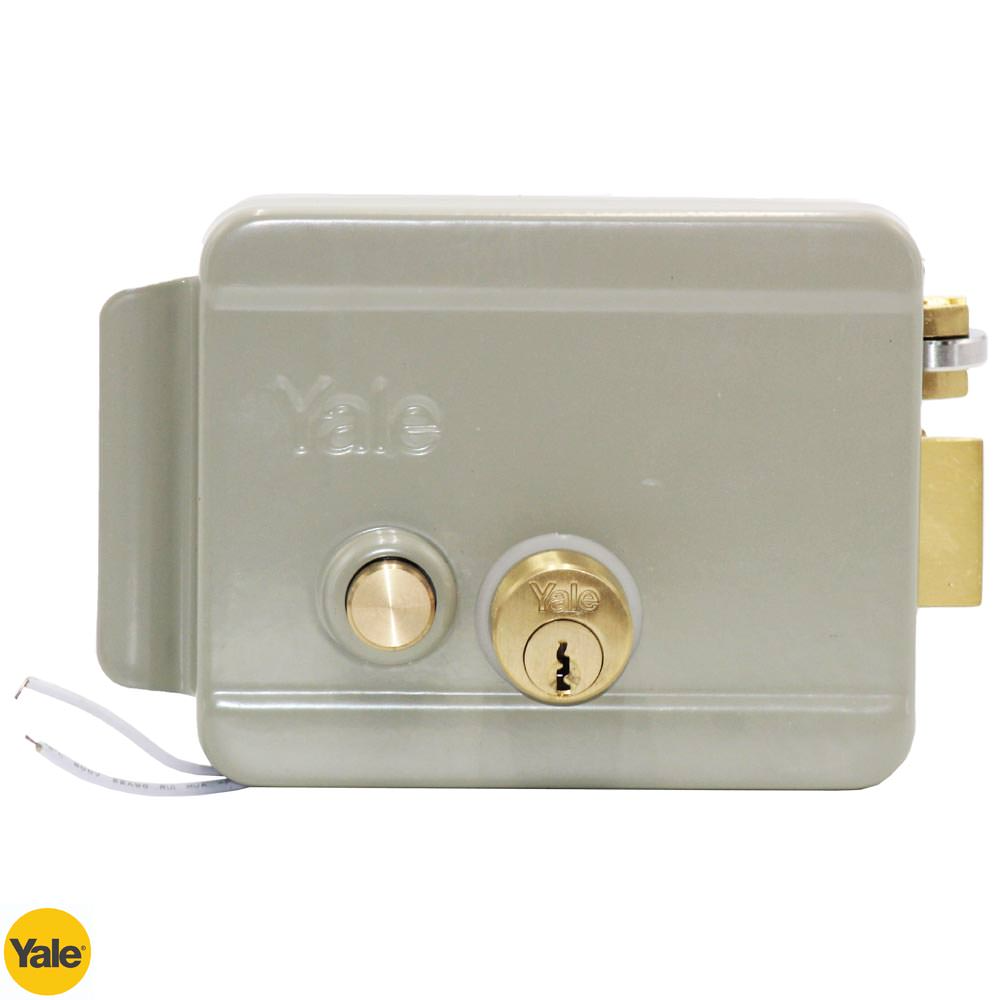 Chapa Yale De Sobreponer Eléctrica 678-50Mm Derecha C/Boton