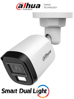 [DH-HAC-B1A21N-U-IL-A] Cámara Bullet de 2MP Serie Cooper Smart Dual Light con audio 