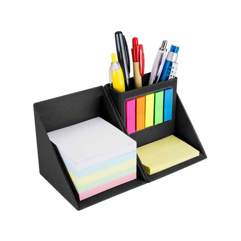CUBO PORTA LAPICEROS Y POST-IT C/AZUL, DAHUA