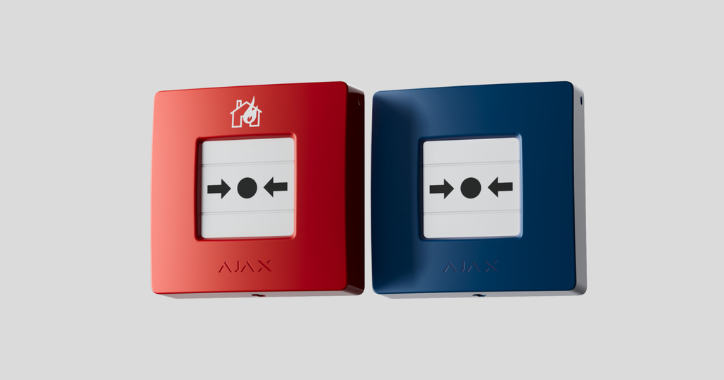 ManualCallPoint Jeweller: Botón inalámbrico reajustable con escenarios programables AJAX