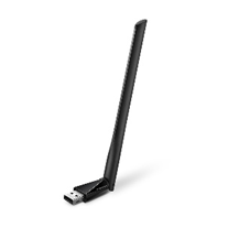 Adaptador USB inalámbrico de banda dual de alta ganancia AC650 
