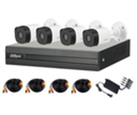 Kit Dahua WizSense de 8 canales y 4 Cámaras 2MP Pre-armado