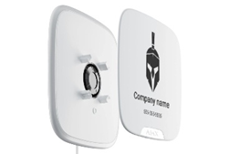 AJAX Brandplate - Panel frontal para la personalización de las sirenas StreetSiren DoubleDeck cableadas e inalámbricas blanca