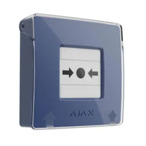 ManualCallPoint Jeweller: Botón inalámbrico reajustable con escenarios programables AJAX Azul 
