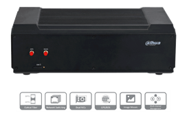 Terminal de almacenamiento Dahua Edge con entrada de imagen y video HD de 12 canales 