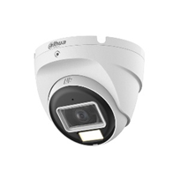 Cámara Eyeball 5MP, micrófono integrado, doble iluminación, metálica IP67 
