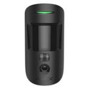 AJAX Sensor de Movimiento PIR de Montaje en Pared MotionCam, Inalámbrico, hasta 12 Metros, Negro
