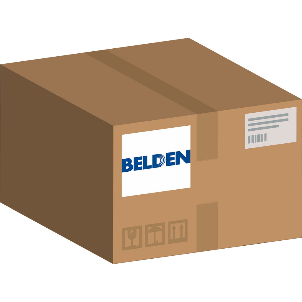 Cable BELDEN para Alarma Contra Incendios, Riser-FPLR, conductores sólidos de cobre desnudo de 2-18 AWG con aislamiento de polipropileno, chaqueta de PVC con cordón deshilachador. Color ROJO
