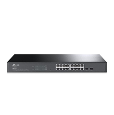 Switch inteligente JetStream de 16 puertos Gigabit con 2 ranuras SFP 