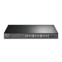 Switch administrado L2+ JetStream de 24 puertos Gigabit PoE+ y 4 puertos 10GE SFP+ 