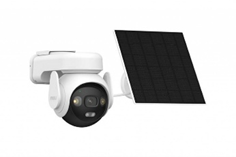 Cámara solar PT 3K UHD Grabación continua 24/7 (AOV) Duración ilimitada de la batería 4G o wifi 
