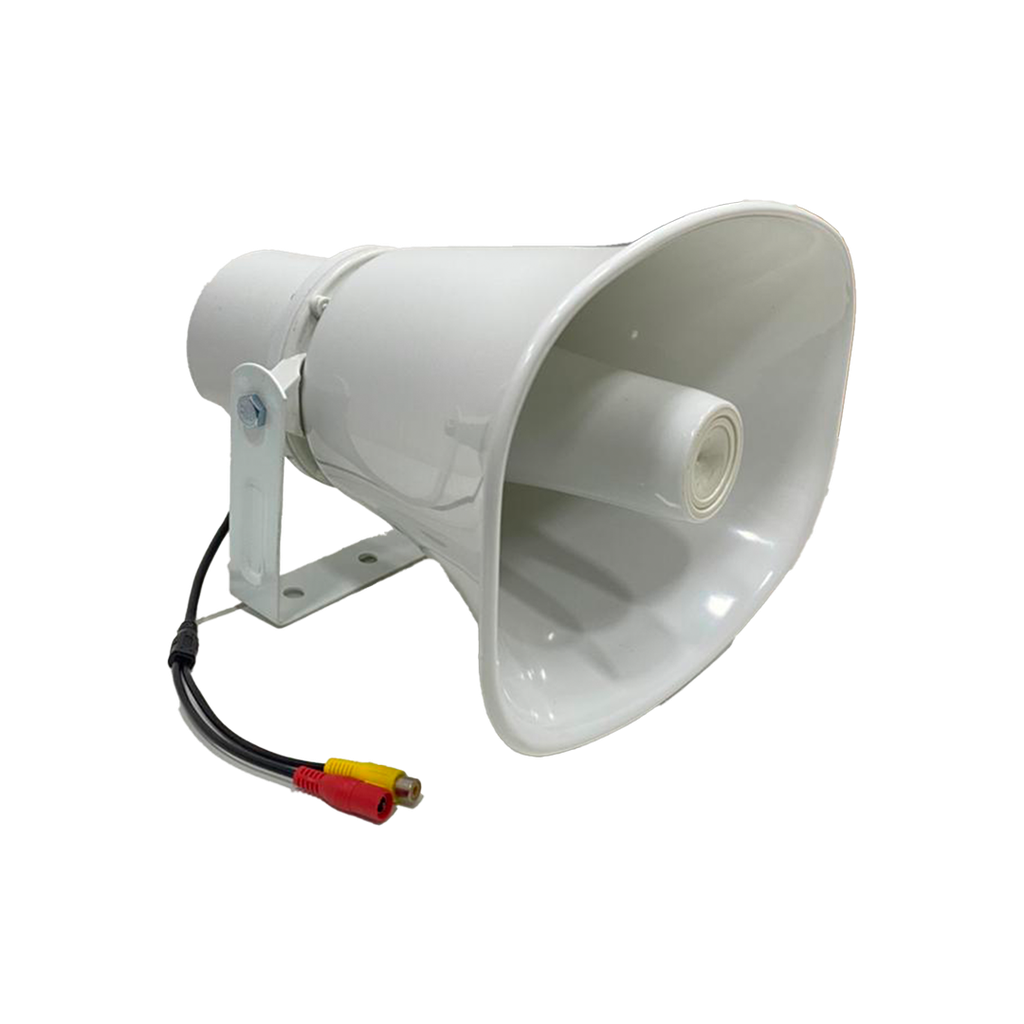 Altavoz exterior de 50W con amplificador preinstalado blanco 