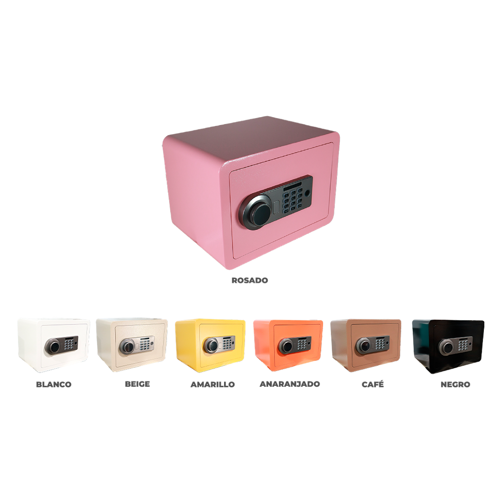 Caja fuerte SpryWire metálica con lector de huellas digitales 200*310*250mm