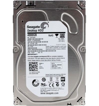 Disco Duro Interno Sata de 4TB, Marca HGST,  Garantía 1 año por desperfectos de Fabrica.