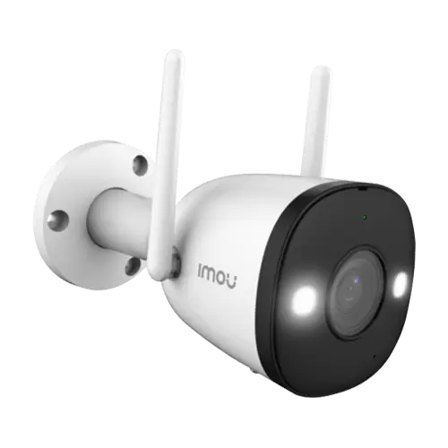 IMOU Bullet 2 WIFI 2MP  Disuasión Activa Integrado 30 Mts de IR   Micrófono Integrado.