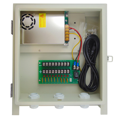 [GI-1209-10A] CCTV POWER SUPPLY FUENTE DE PODER 9 CANALESW