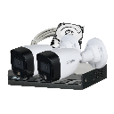 [C5XDISM-2] COMBO 2 CÁMARAS 5MP 40M IR WIZSENSE ACCION DISUASIVA Y MICROFONO 