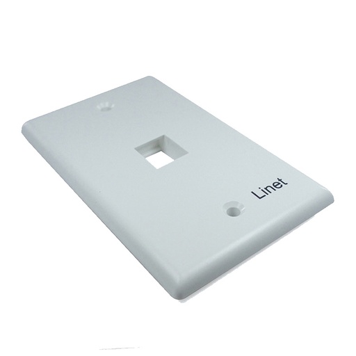 [EPA007] PLACA 1 PUERTO, BLANCO