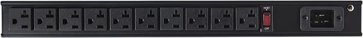 [SW-PD10] PDU para Gabinetes SPRYWIRE de 10 Puertos con protector de sobrecargas