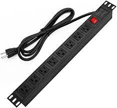 [SW-PD8] PDU para Gabinetes SPRYWIRE de 8 puertos con protector de Sobrecargas