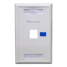 [SW-FP01A] Placa Frontal de 1 puerto SPRYWIRE