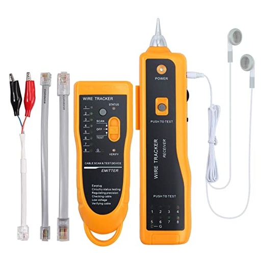 [SW-CH01] Rastreador y probador de Cables RJ11 Y RJ45 (Tester)