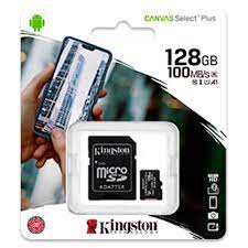 [CH804KNG02] Kingston 128GB micSDXC Canvas Select Plus 100R A1 C10 Card