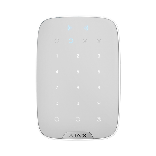 [21504.12.WH3] Teclado KeyPad, Inalámbrico, Blanco, Compatible con Sistemas AJAX