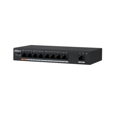 [DH-PFS3009-8ET-65] Switch PoE de 8 puertos (no administrado) Conmutador Ethernet PoE