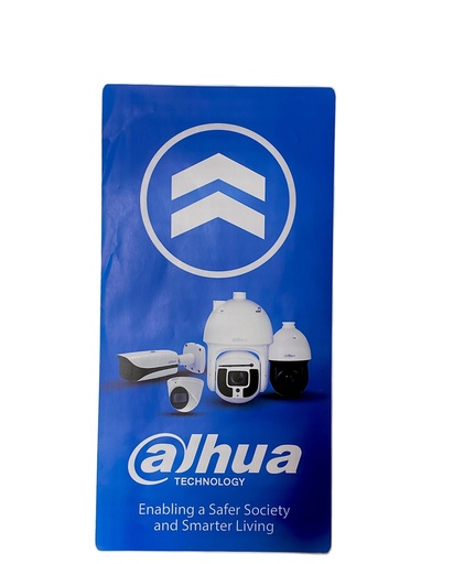 [DH-CAL-6CAR] CALCOMANIA P/CARRO, RECTANGULAR C/AZUL, DAHUA